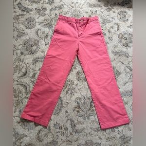 Vineyard Vines Girls Size 16 Salmon Pink Cotton Classic Pants